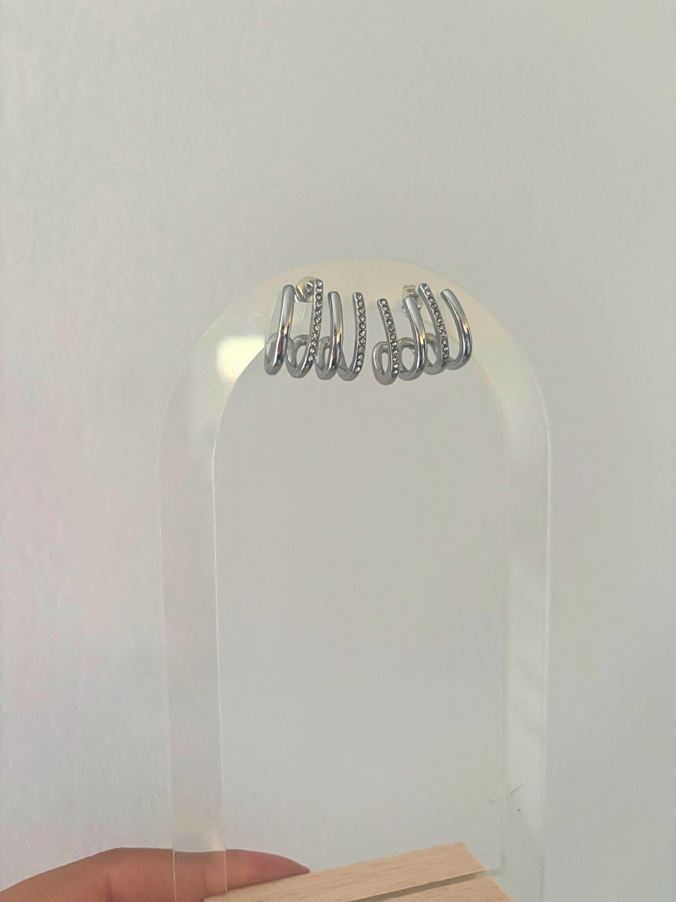 Boucles Piper argent