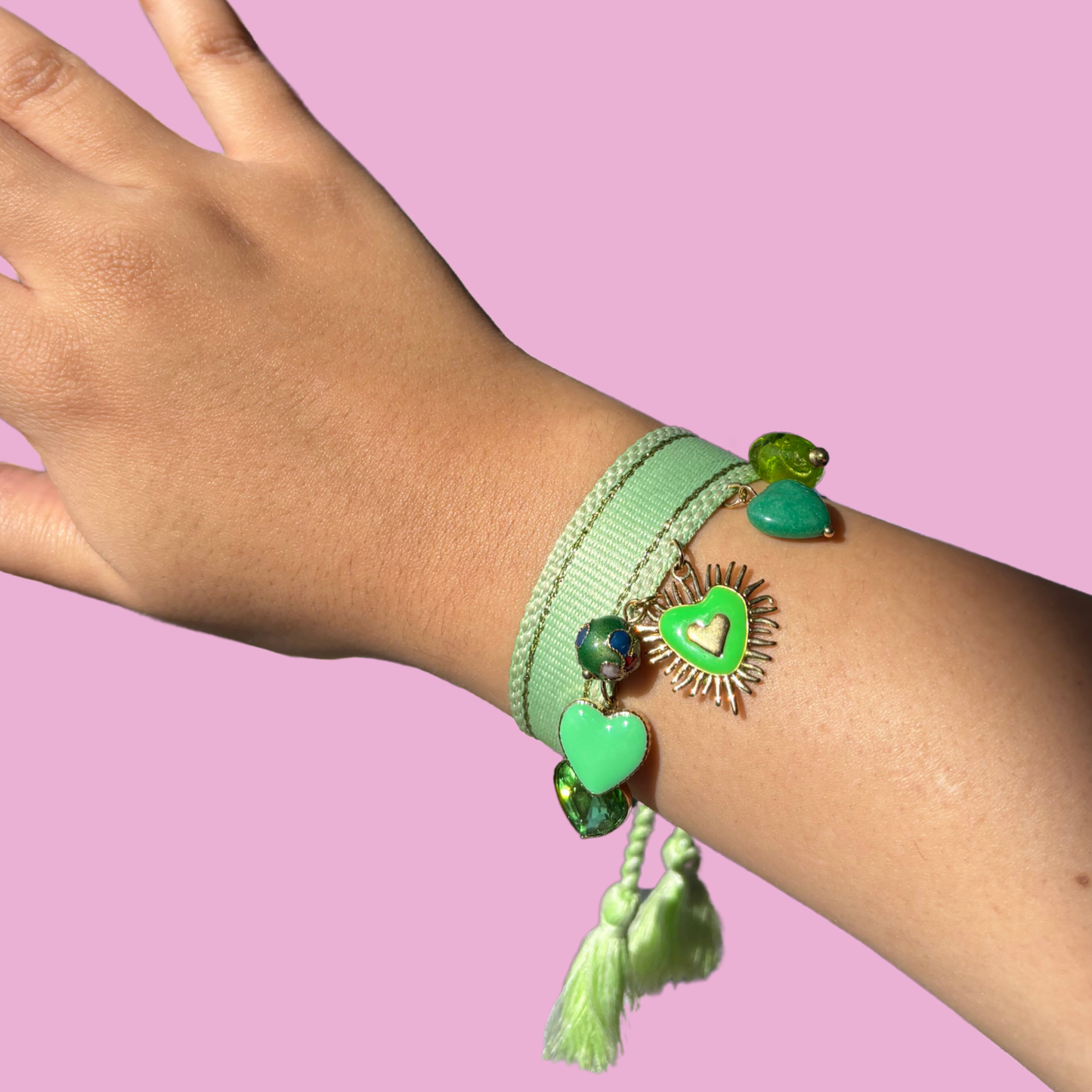 Bracelet Happy vert