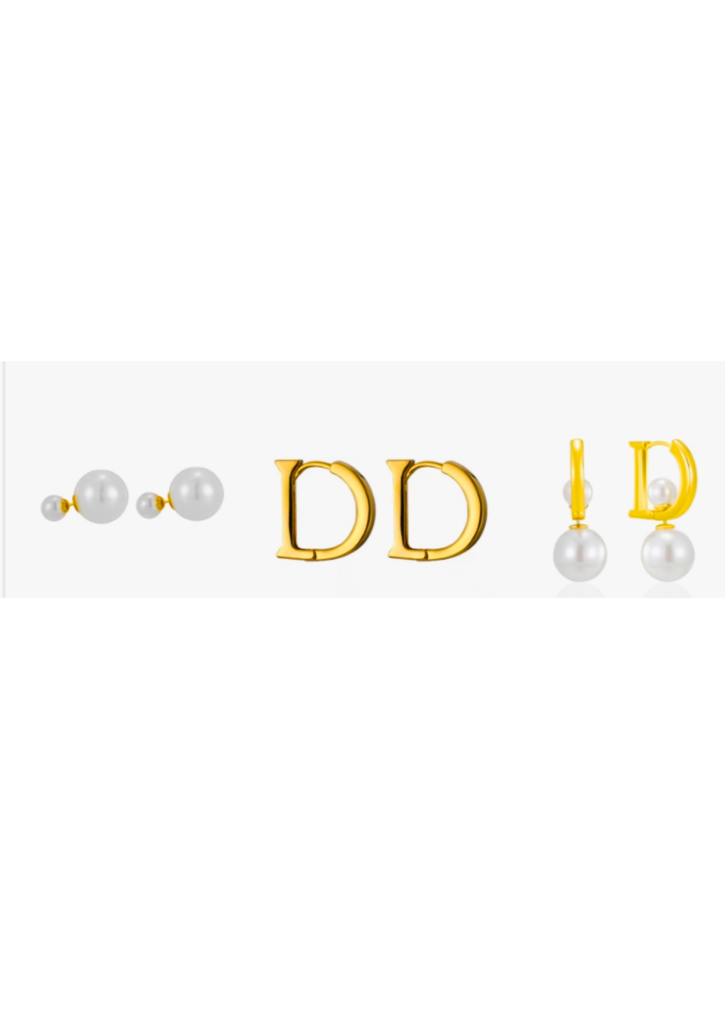 Boucles Chloé 3 en 1 or