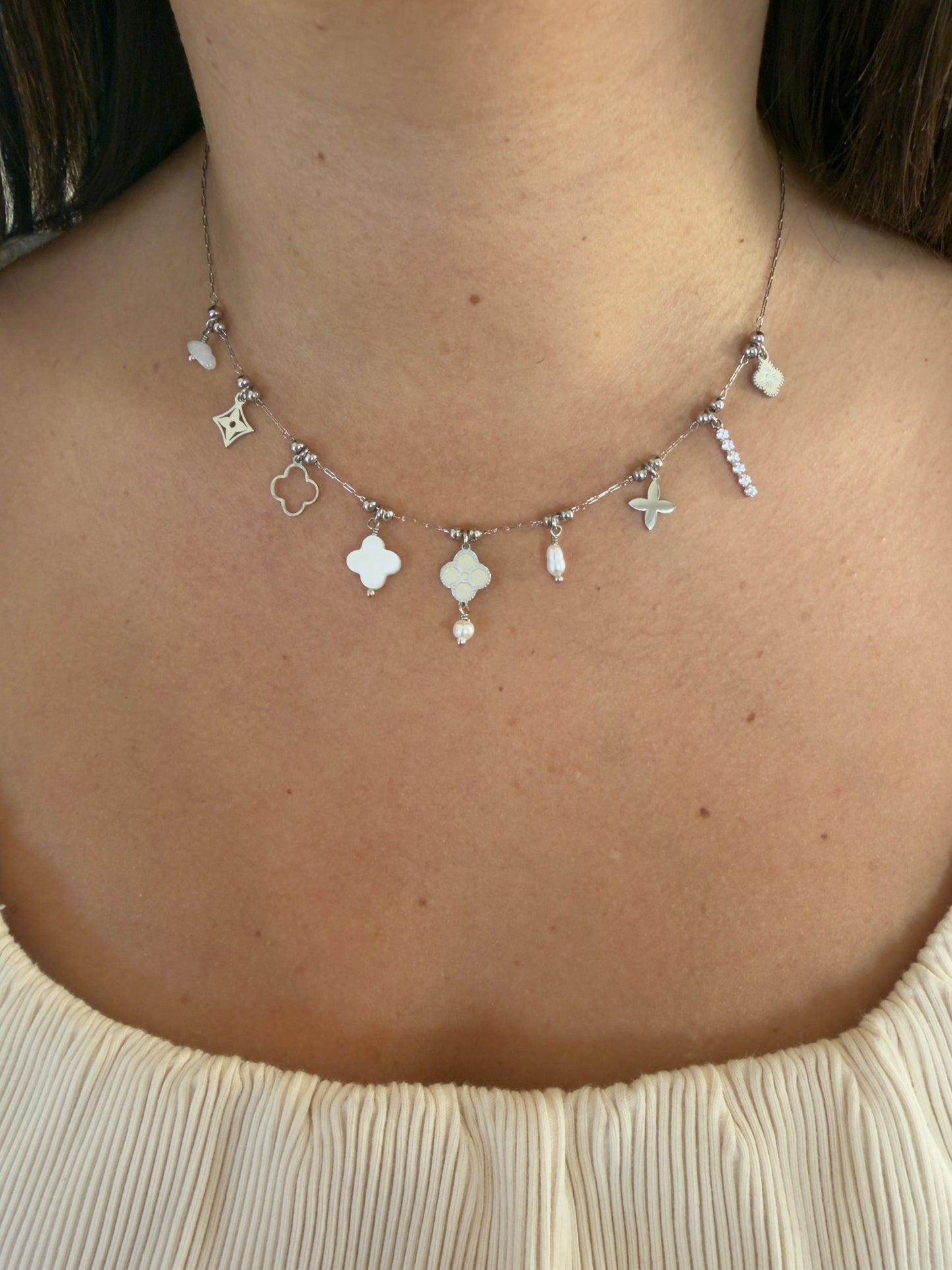 Collier Elvira argent