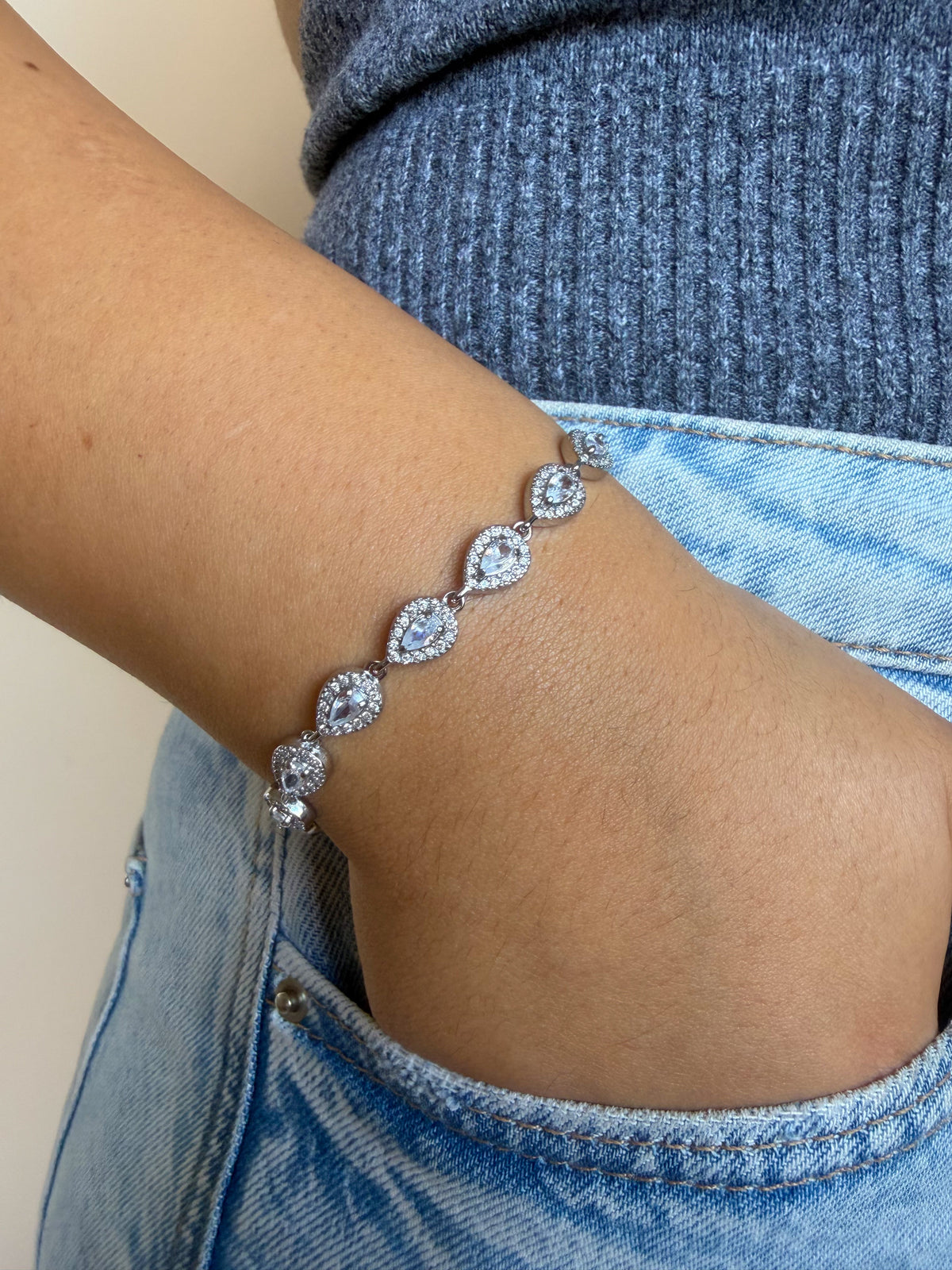 Bracelet Money argent