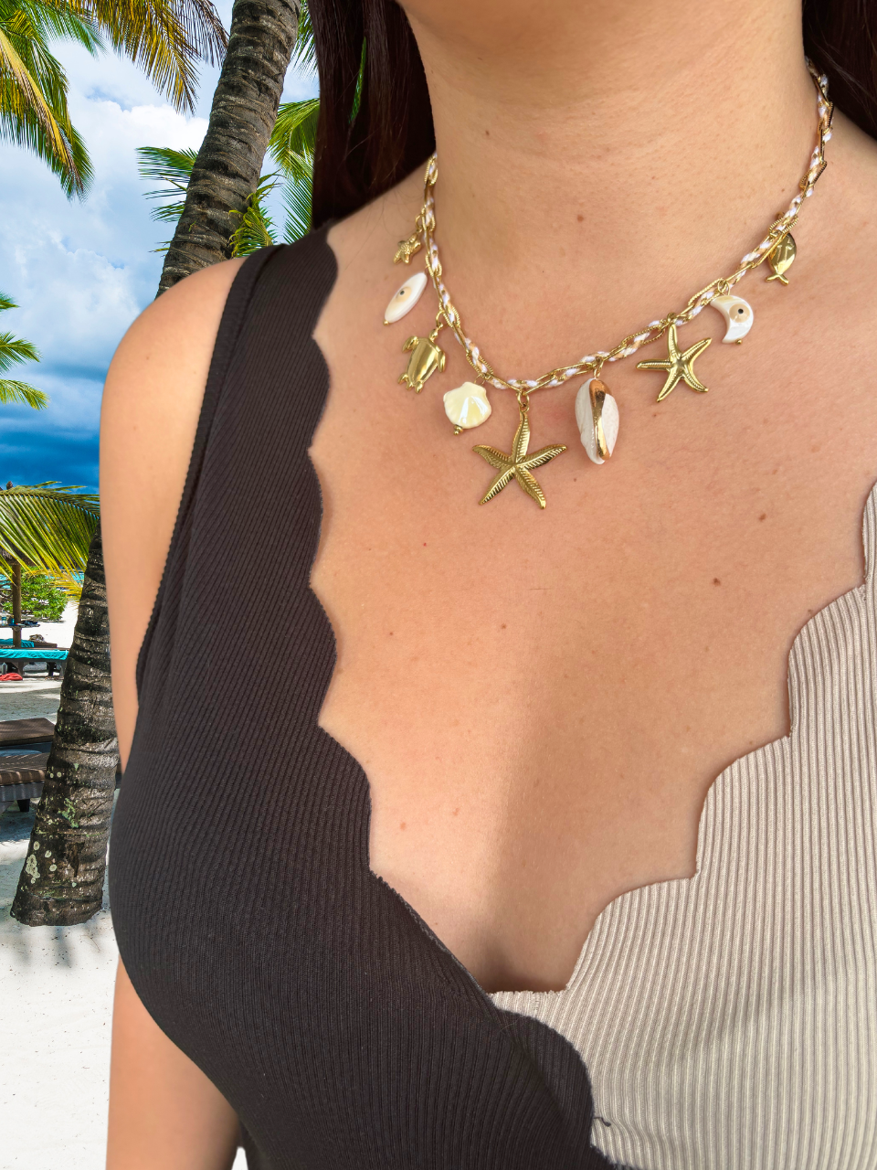 Collier Vanina blanc