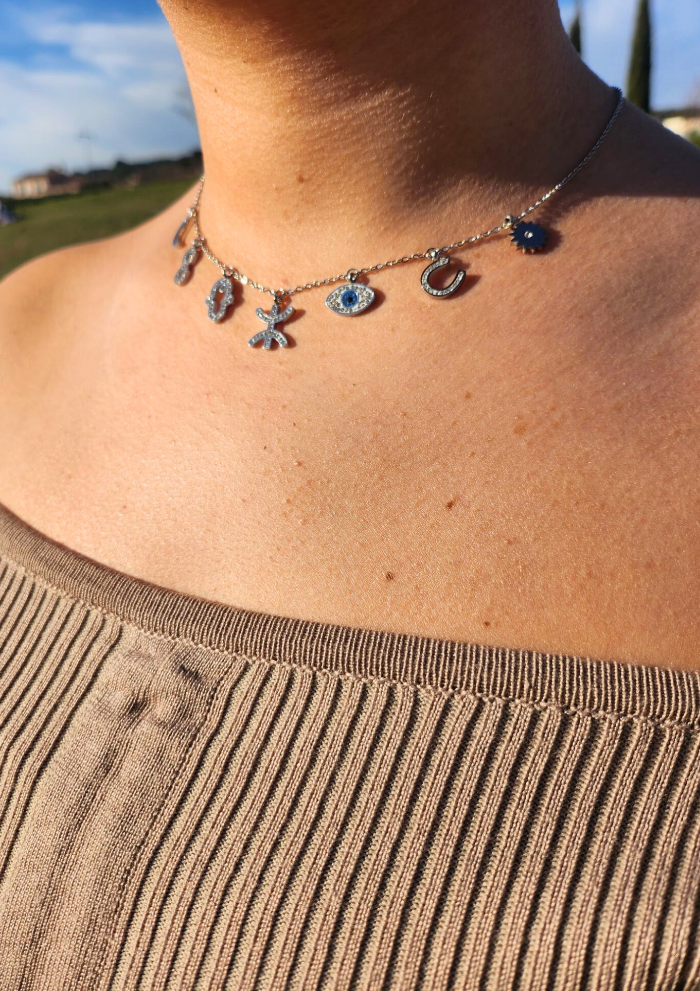 Collier Jasmine Argent