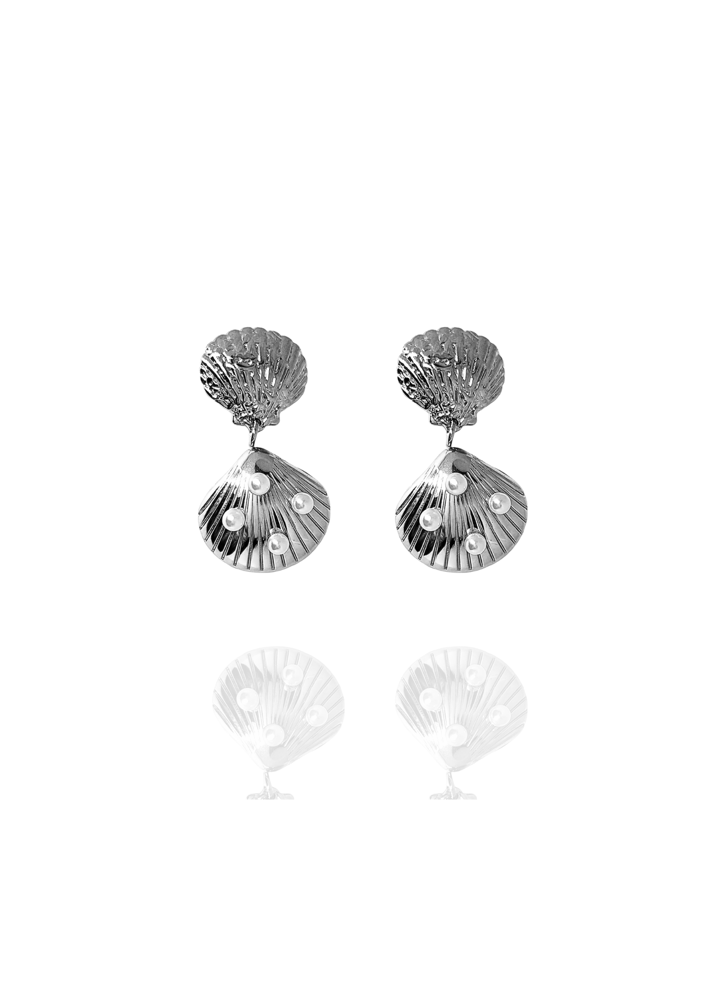 Boucles Amina argent