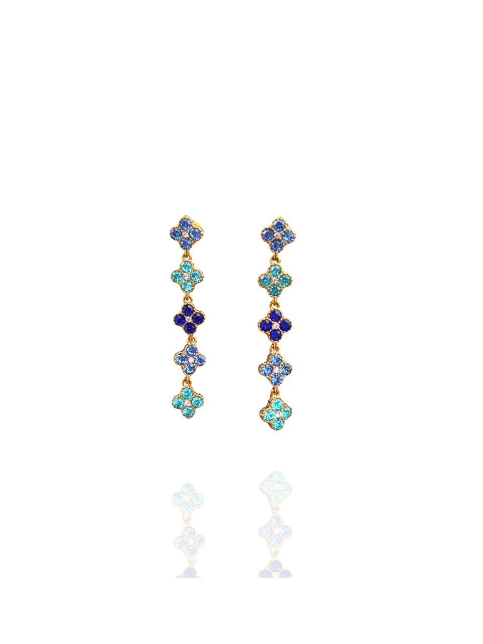 Boucles Ambre bleu