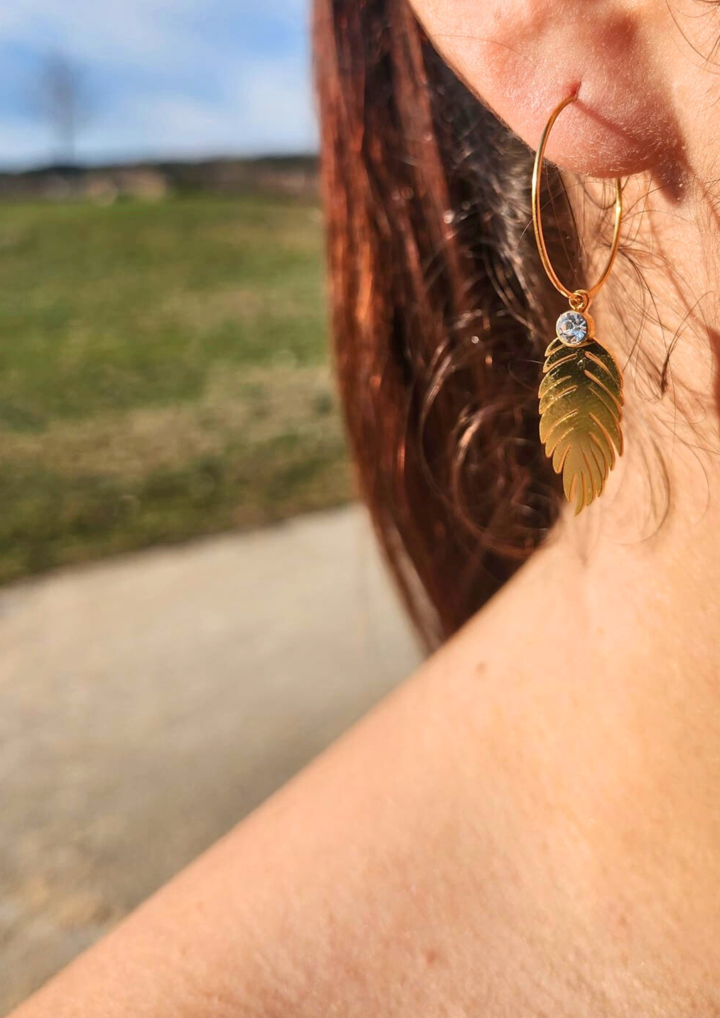 Boucles Elodie blanc
