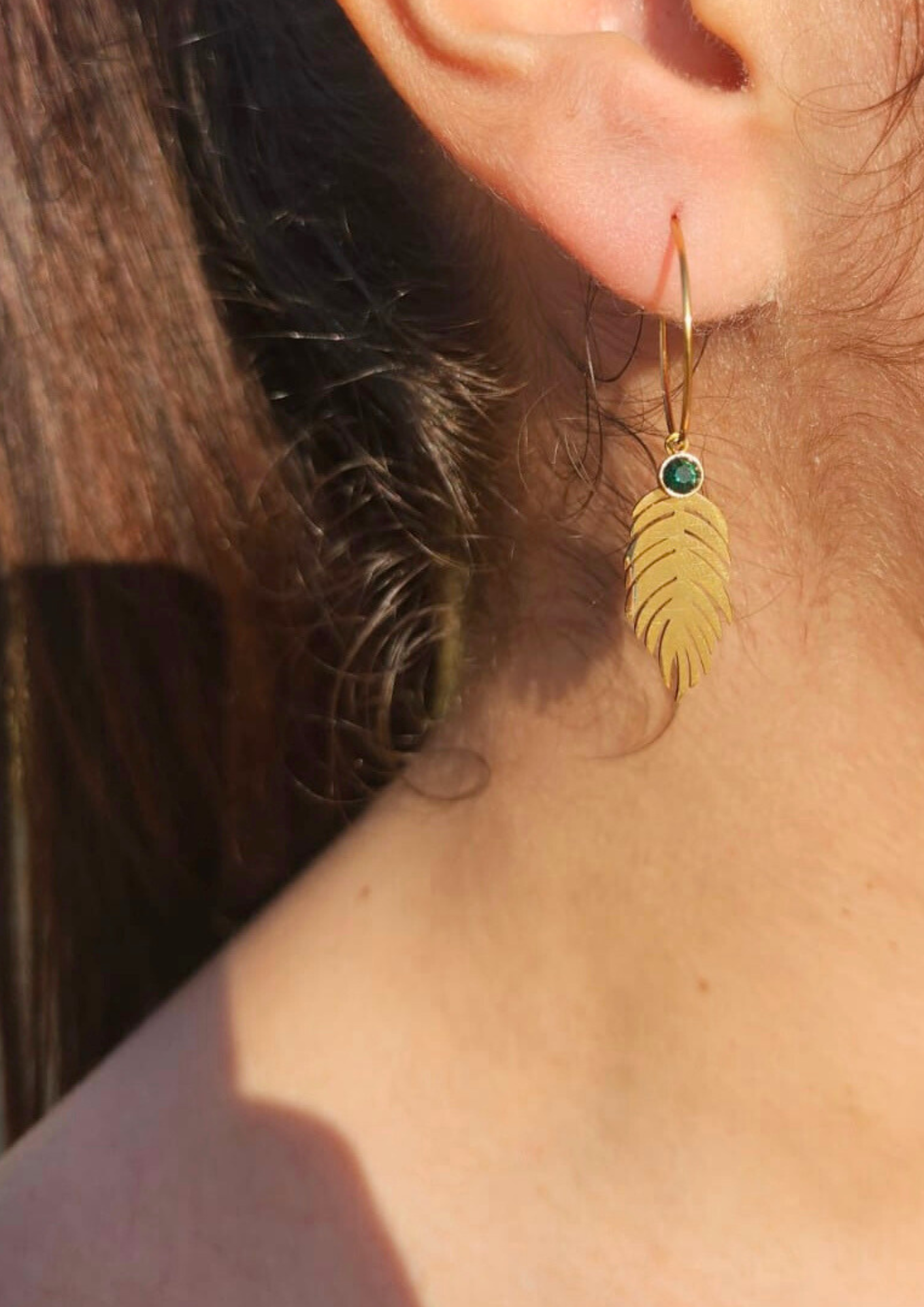Boucles Elodie vert