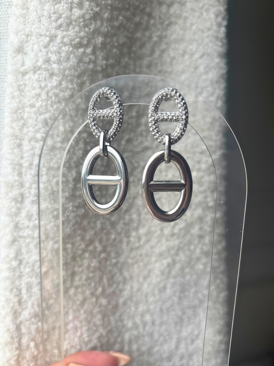 Boucles Coco argent