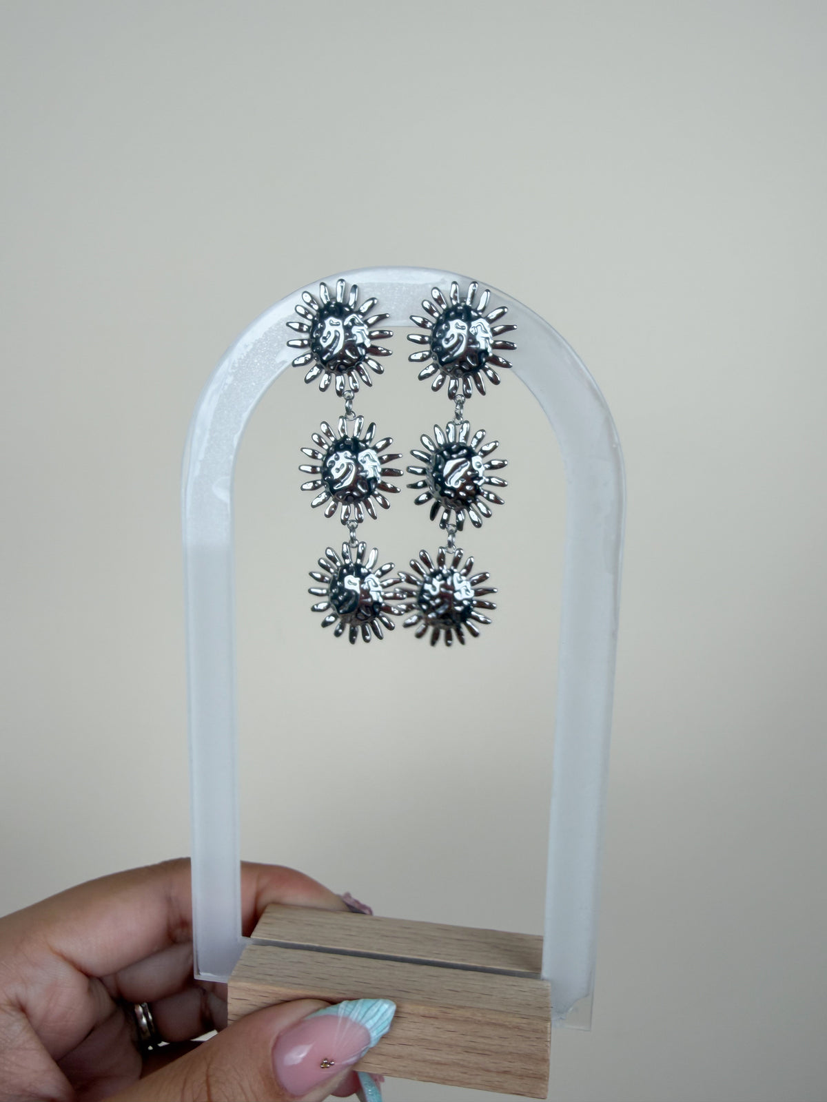 Boucles Solana argent