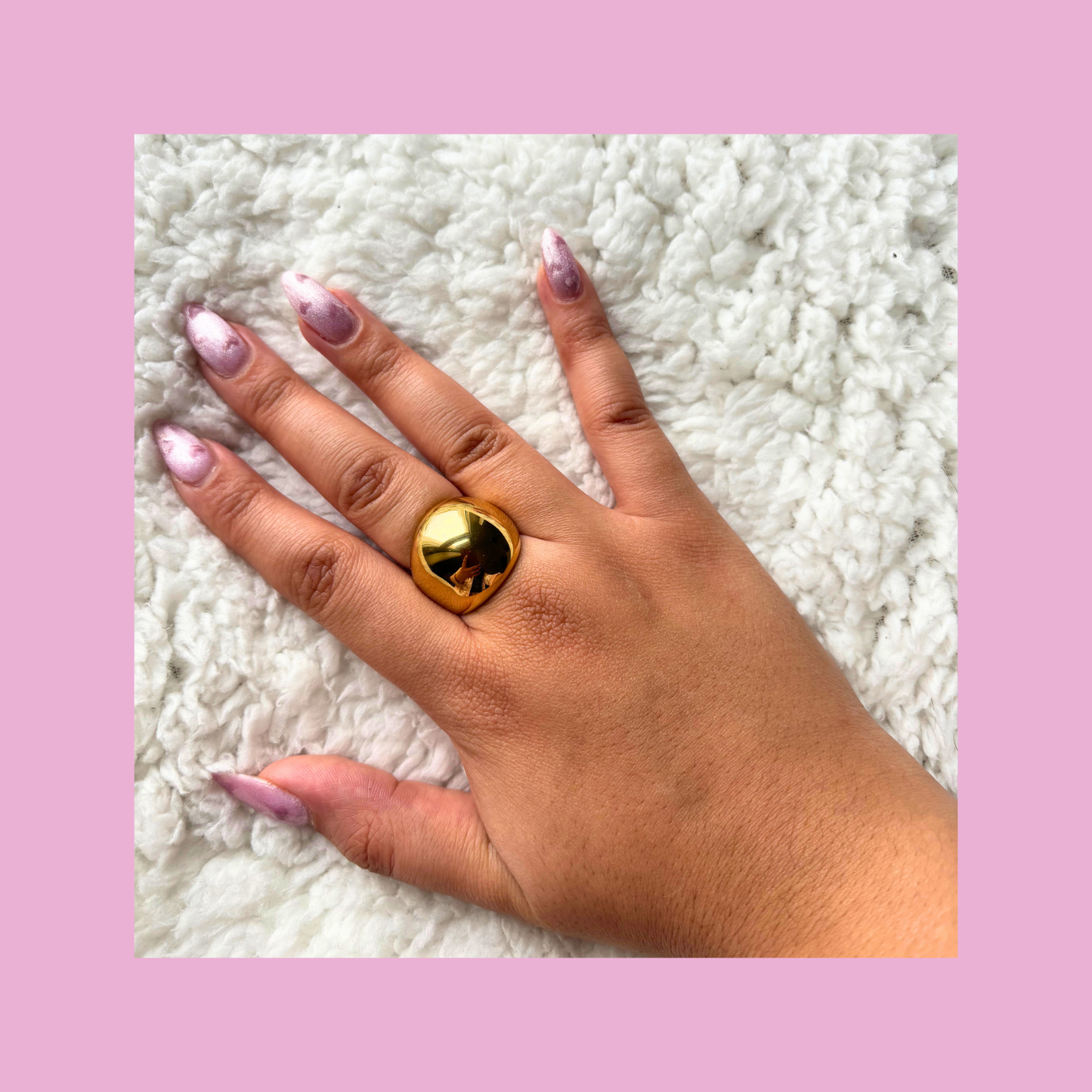 Bague Céleste or