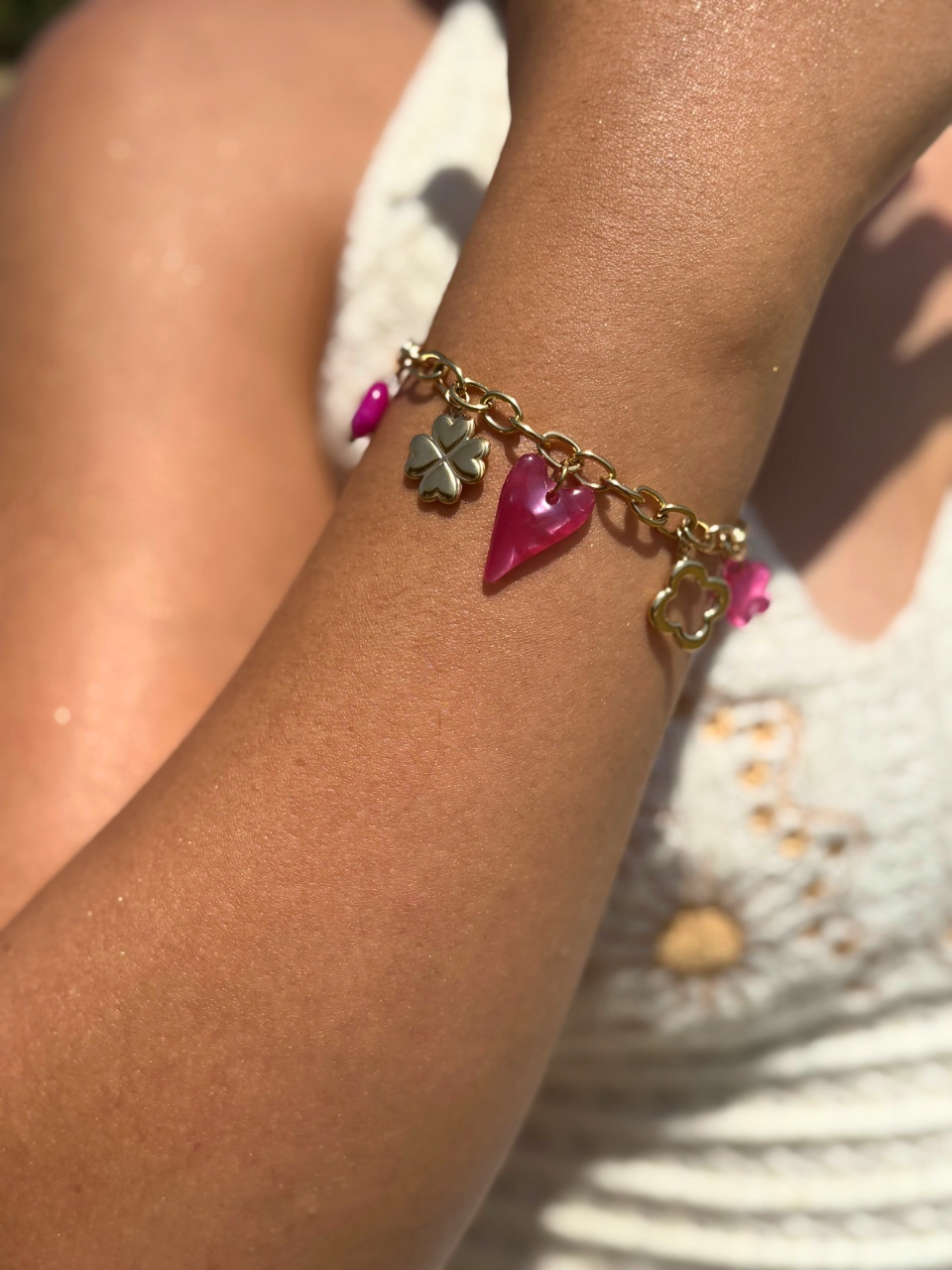 Bracelet Flavy fuchsia