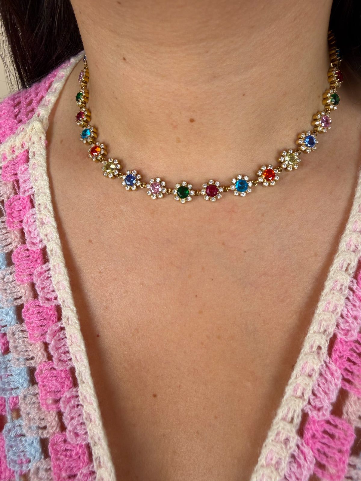 Collier Kourtney multicolore
