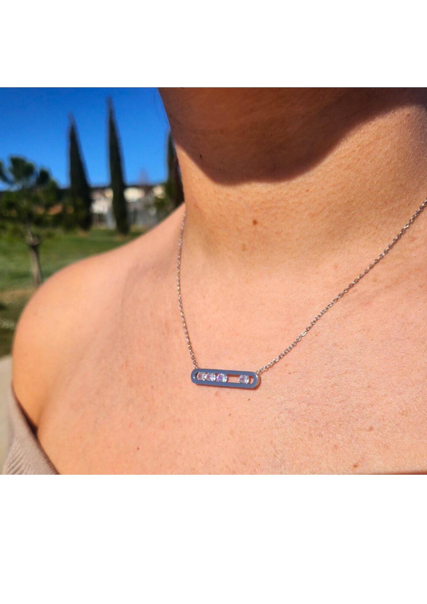 Collier Willow argent