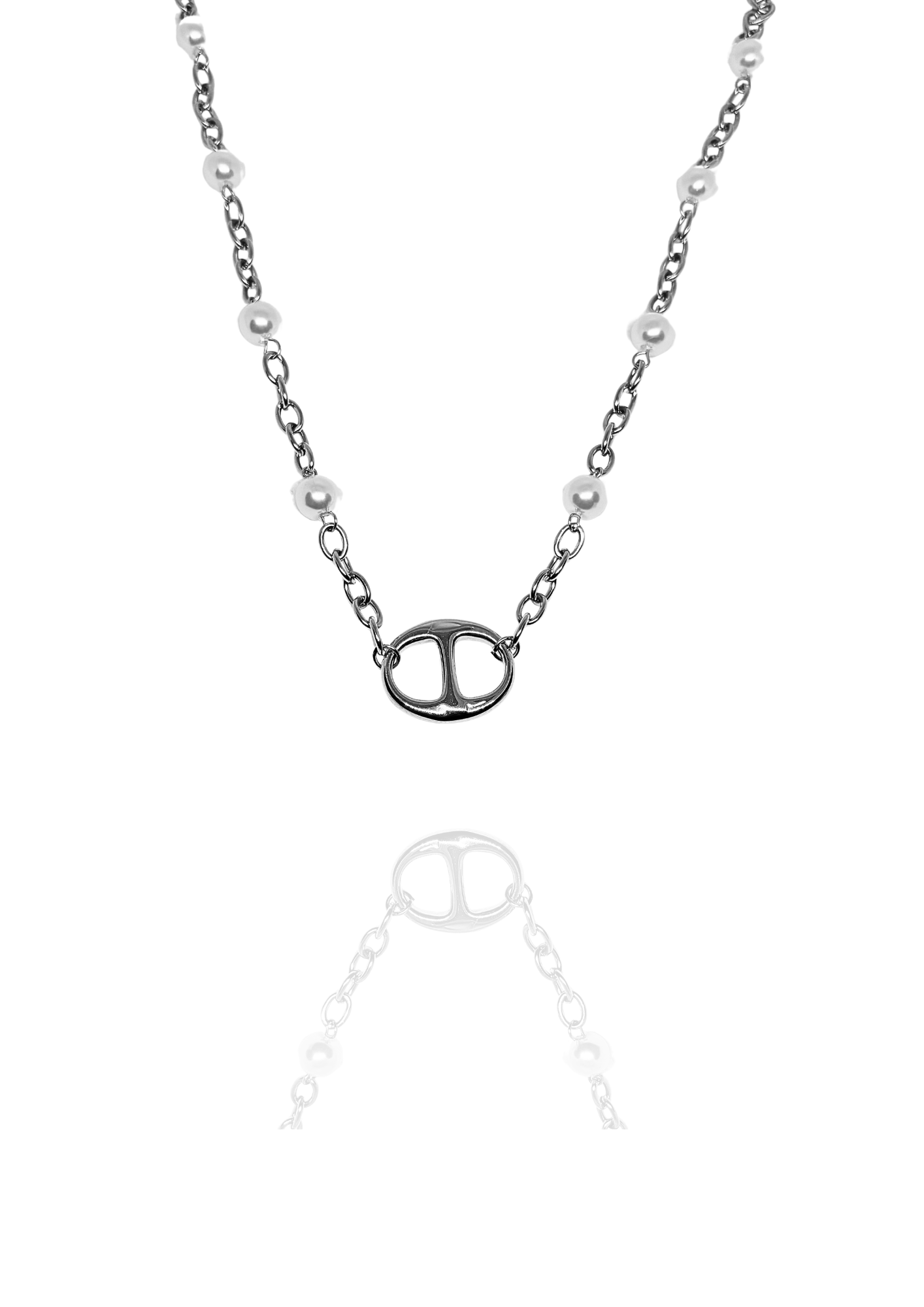 Collier April argent