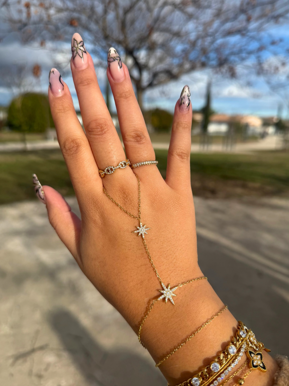 Chaîne de main Nuptia or