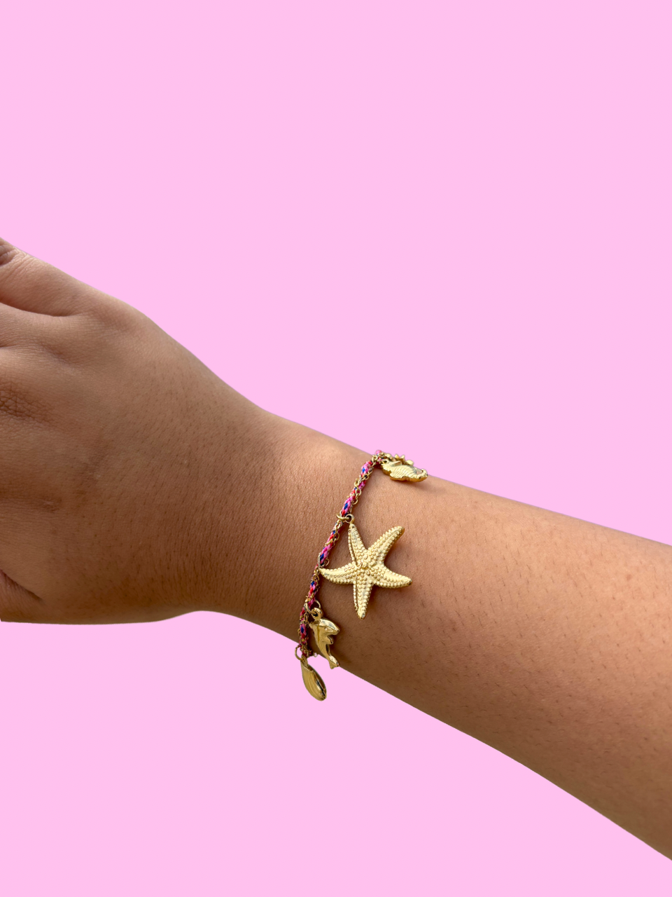 Bracelet Paillote rose