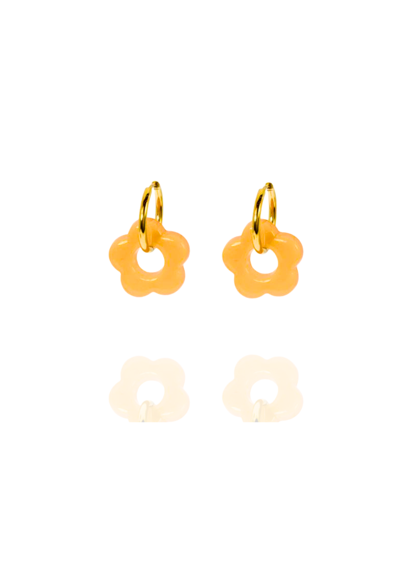 Boucles Capucine orange
