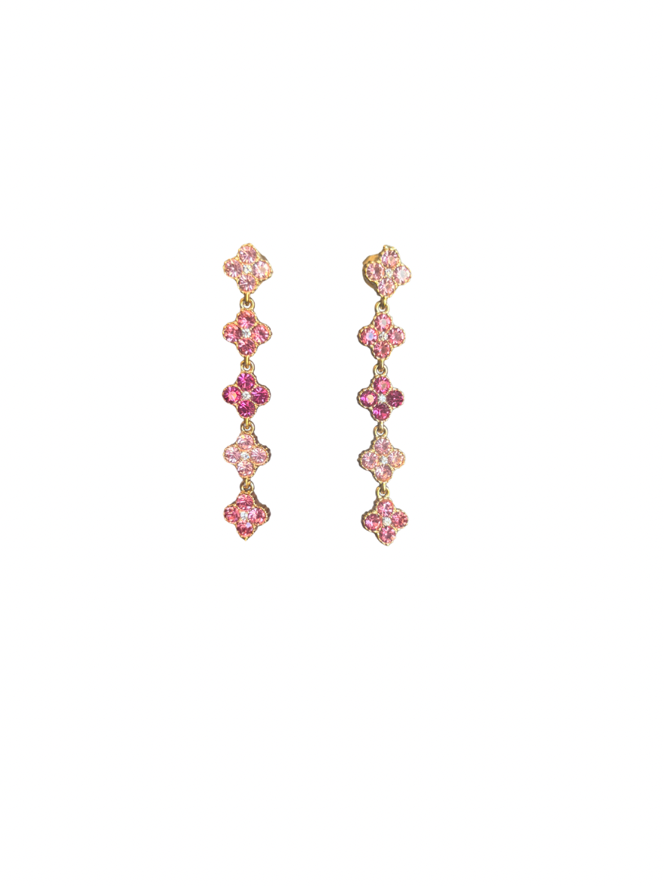 Boucles Ambre roses