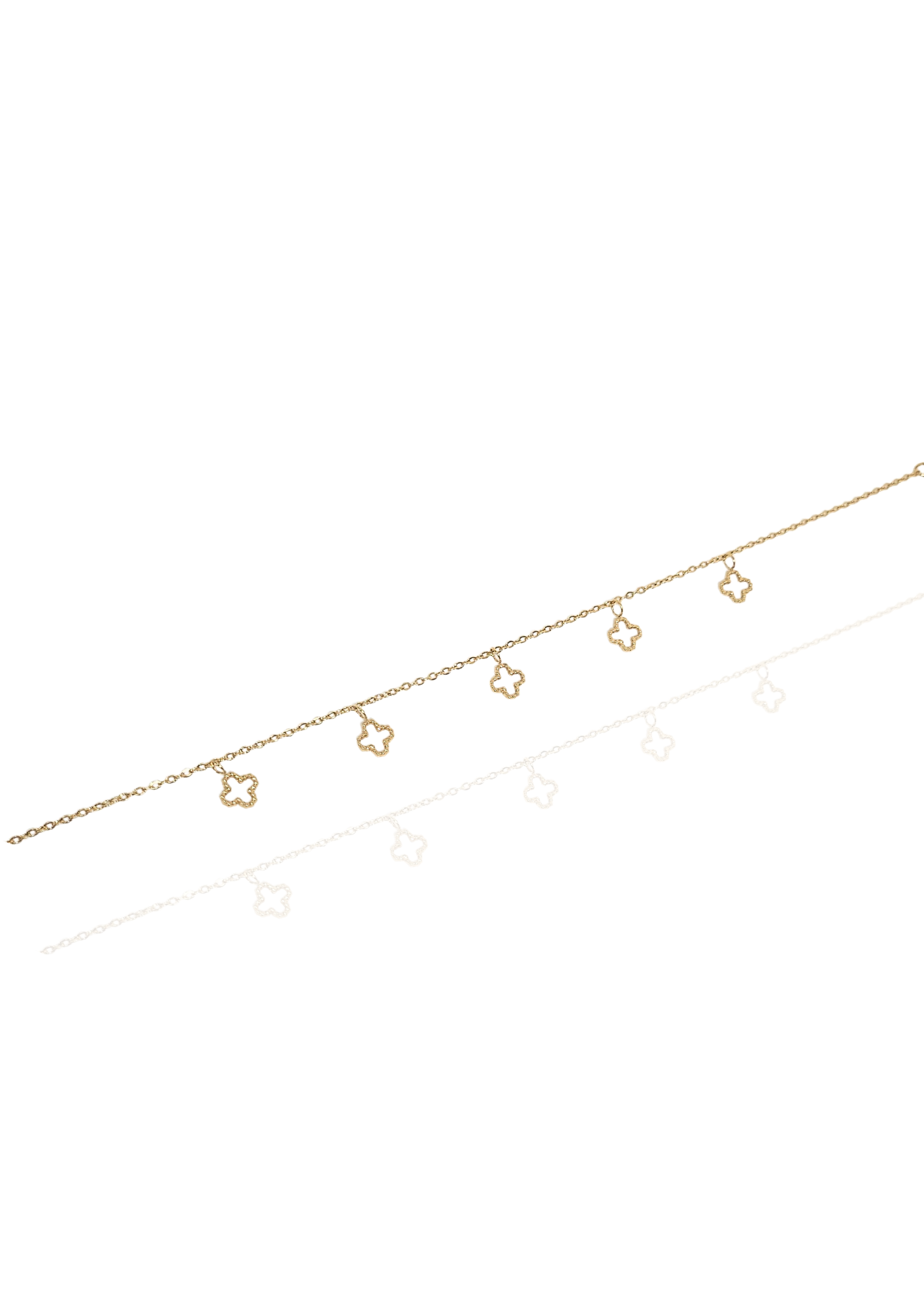 Bracelet cheville Salia or
