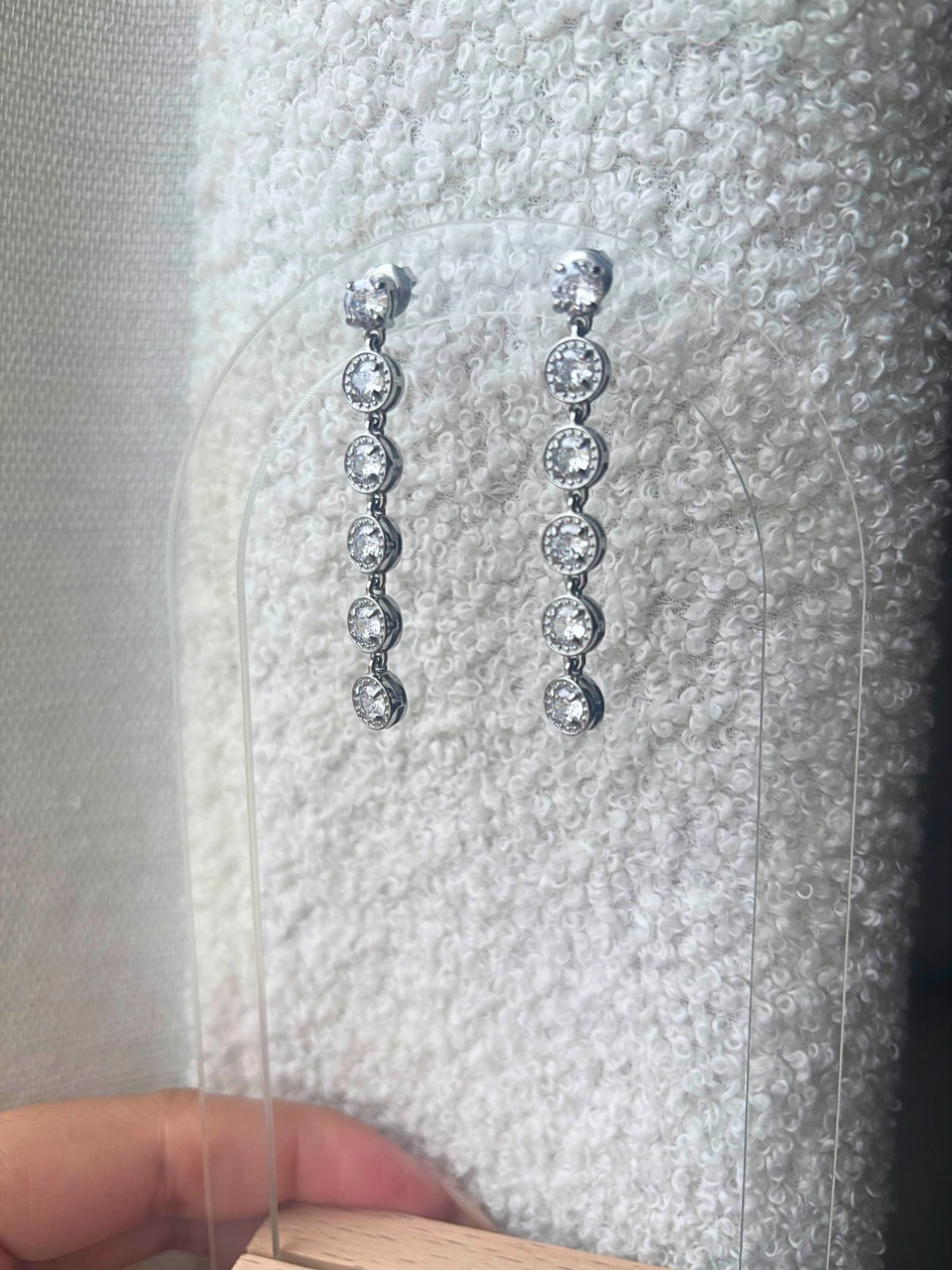 Boucles Dilara argent