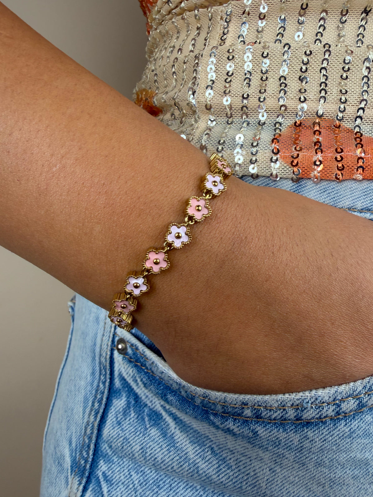 Bracelet Éline rose