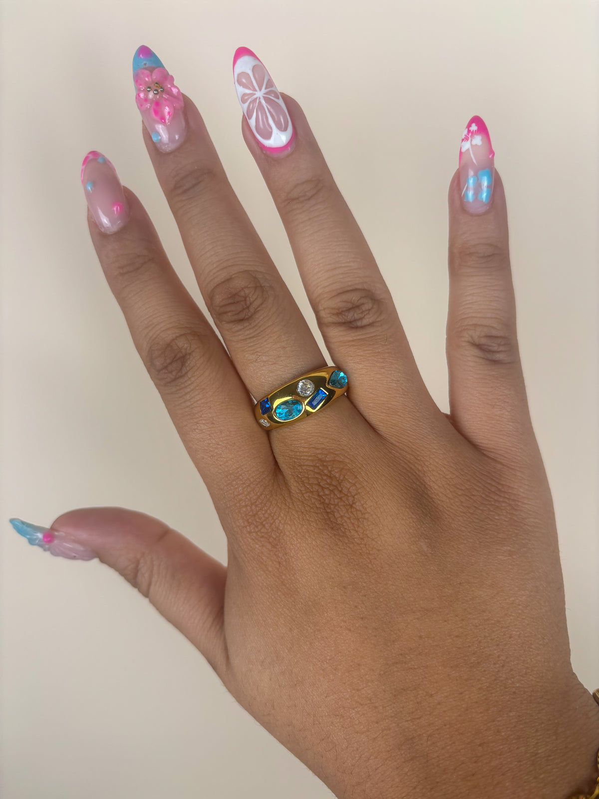 Bague Wonder bleue