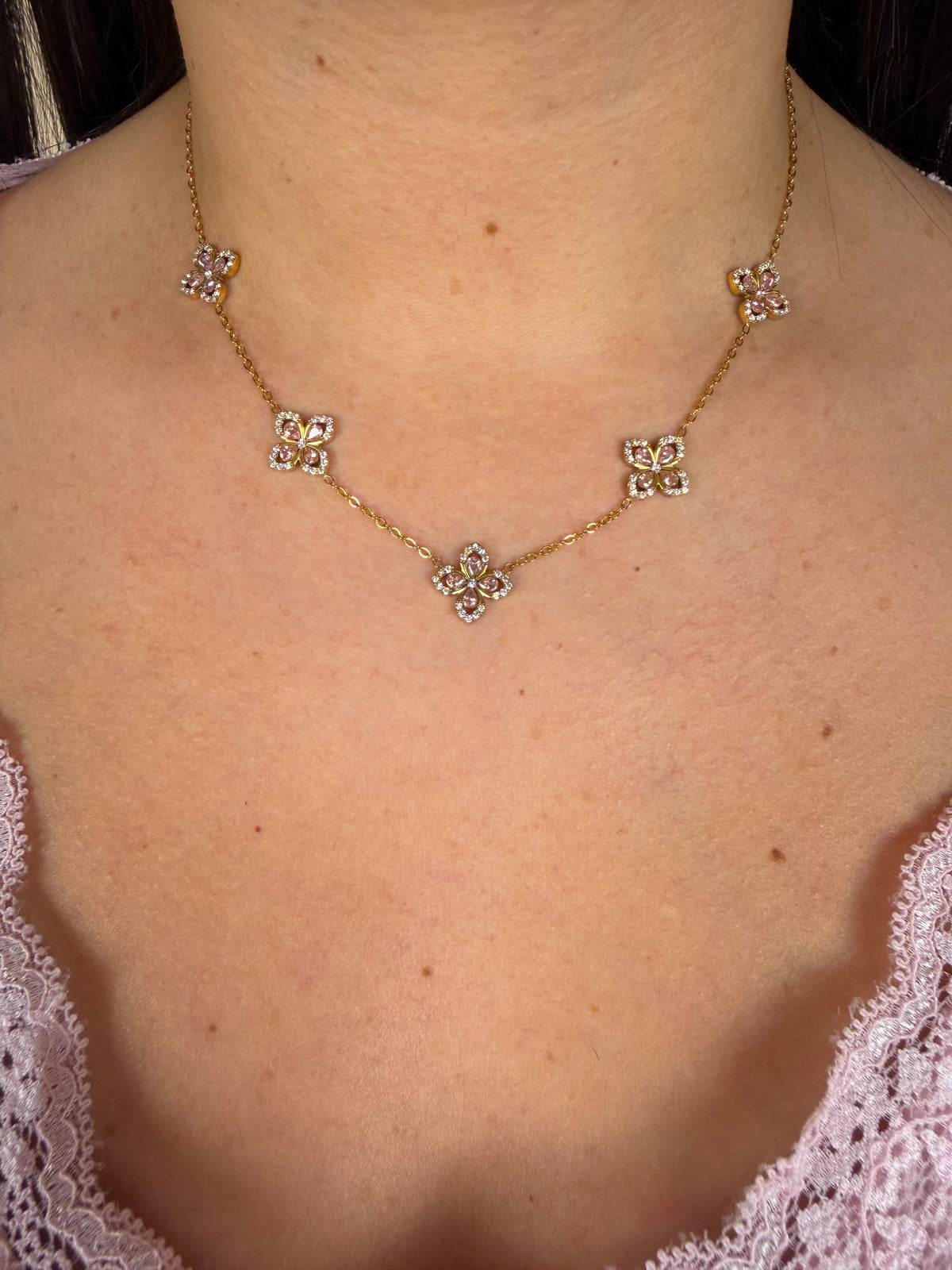 Collier Prestige rose