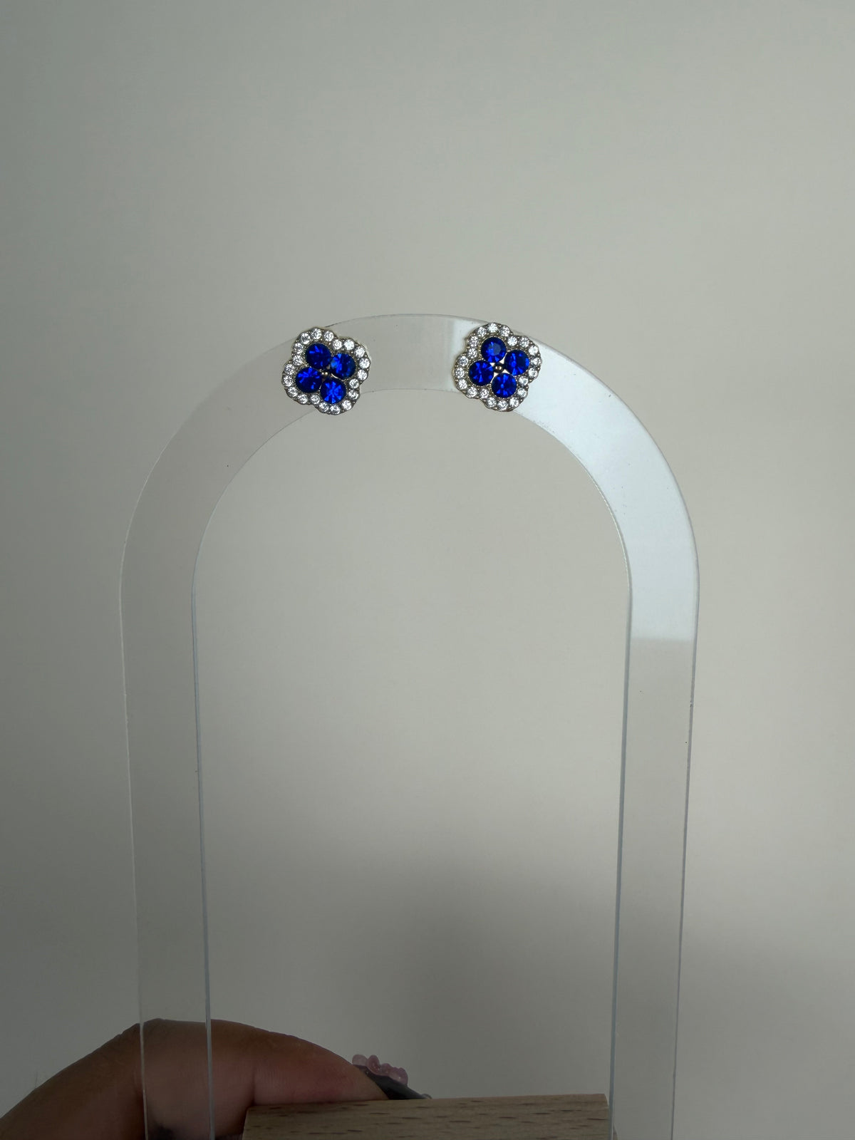 Boucles Opéra bleu roi