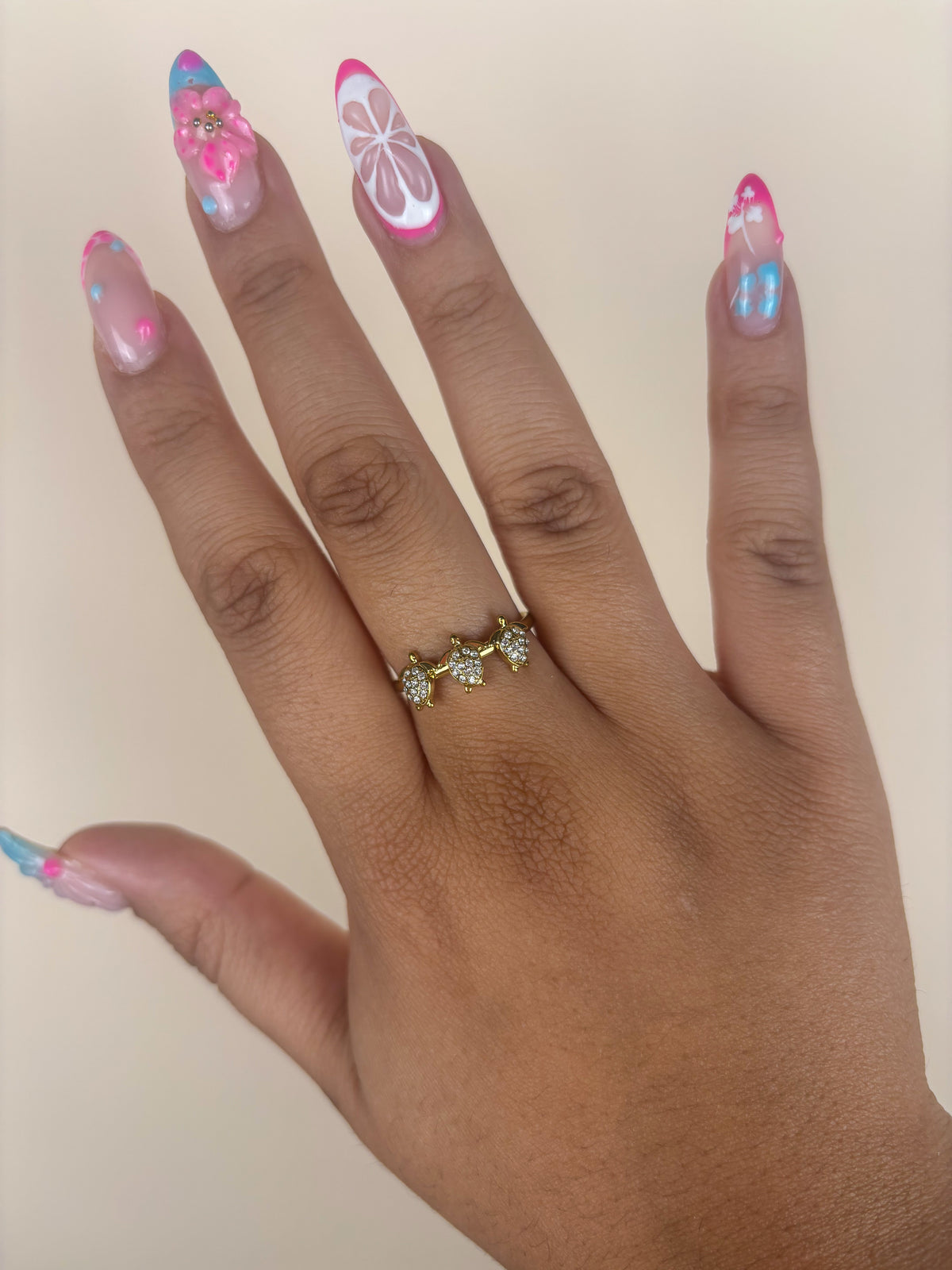 Bague Turtle or