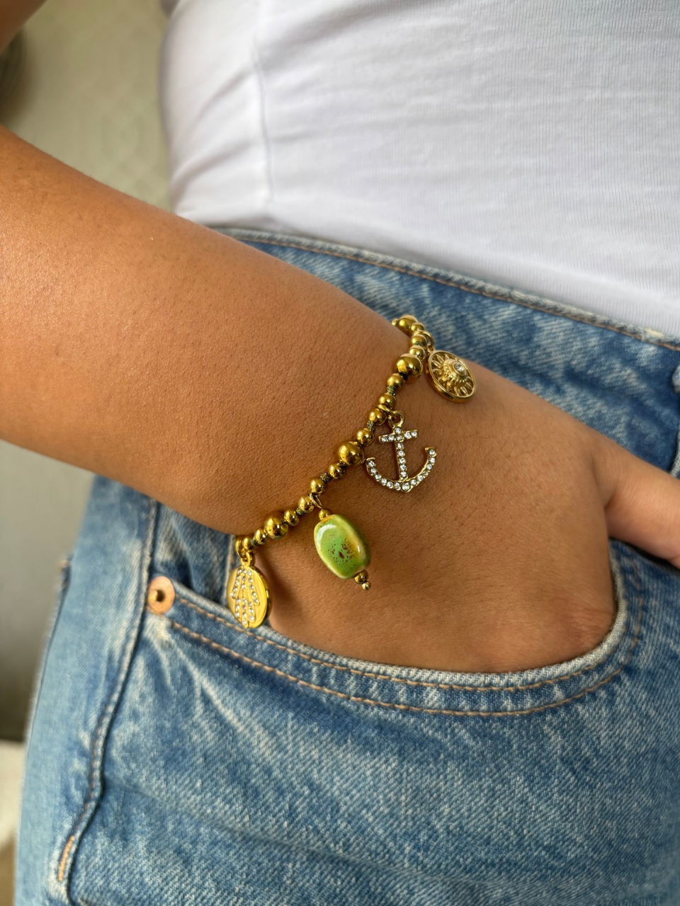 Bracelet Cassandre vert