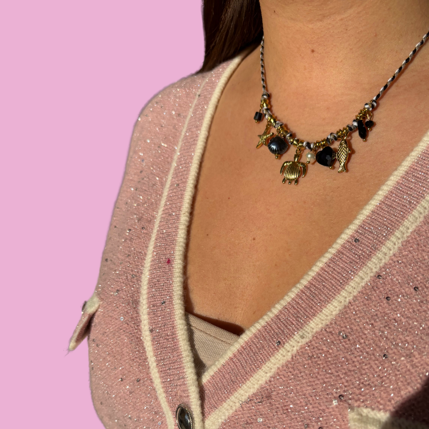 Collier Miami noir