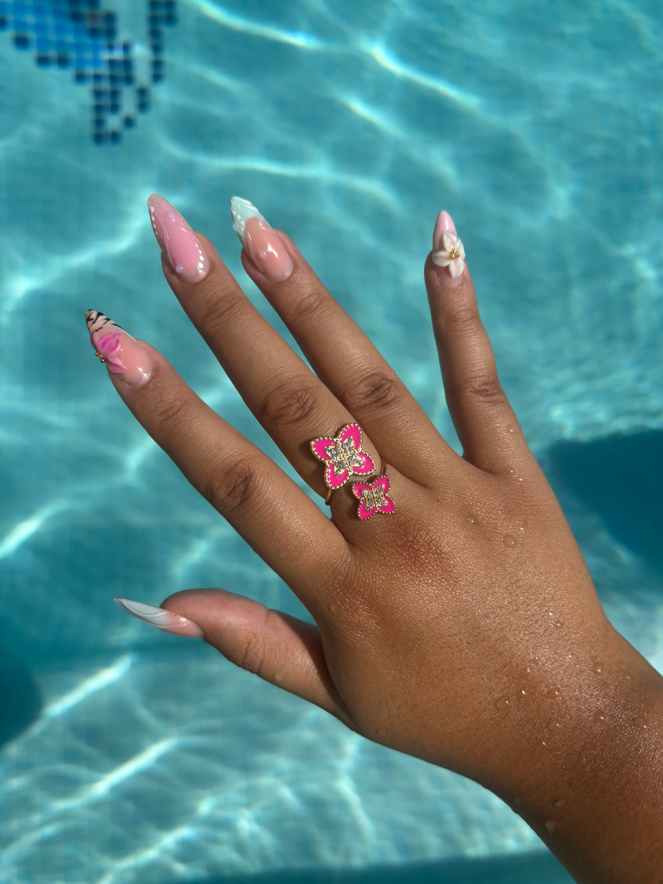 Bague Ciela fuchsia