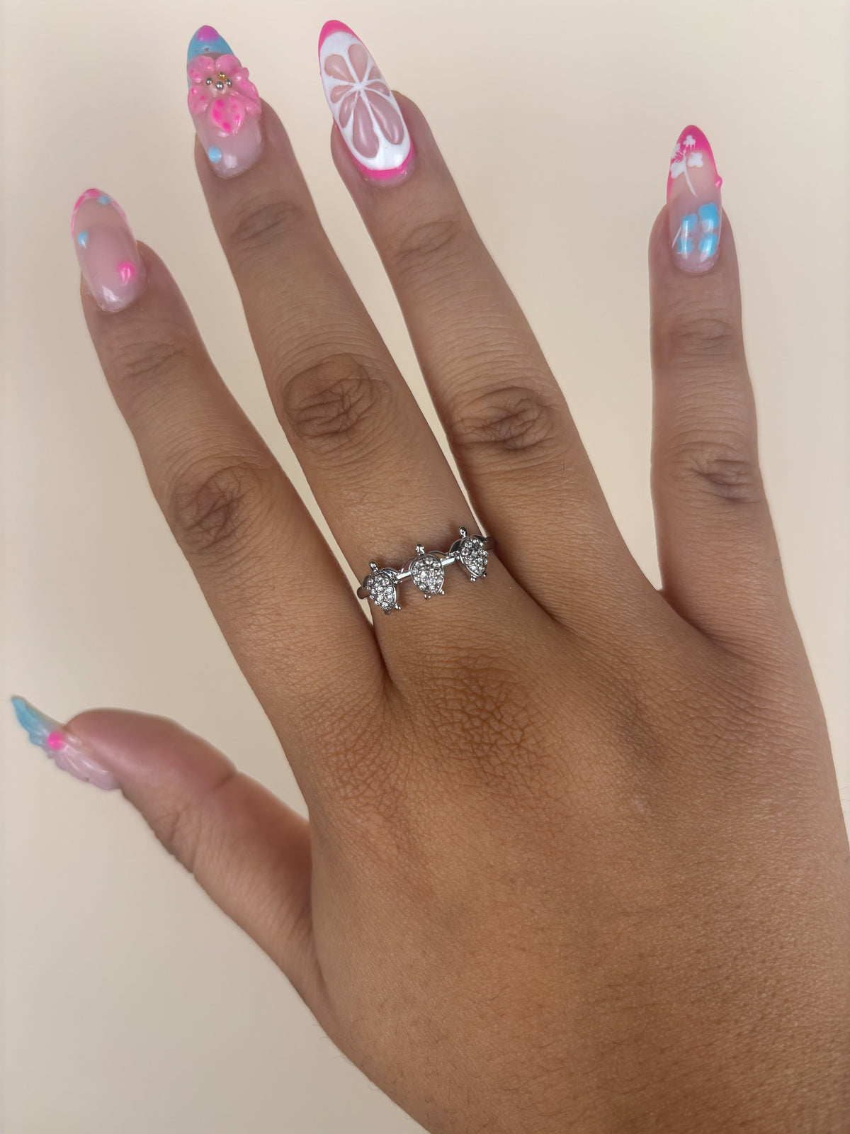 Bague Turtle argent