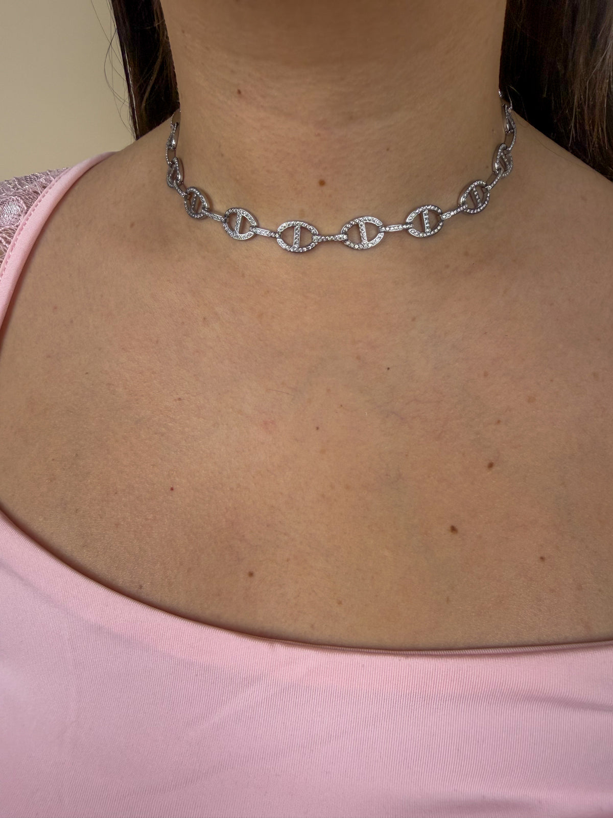 Collier Omega argent