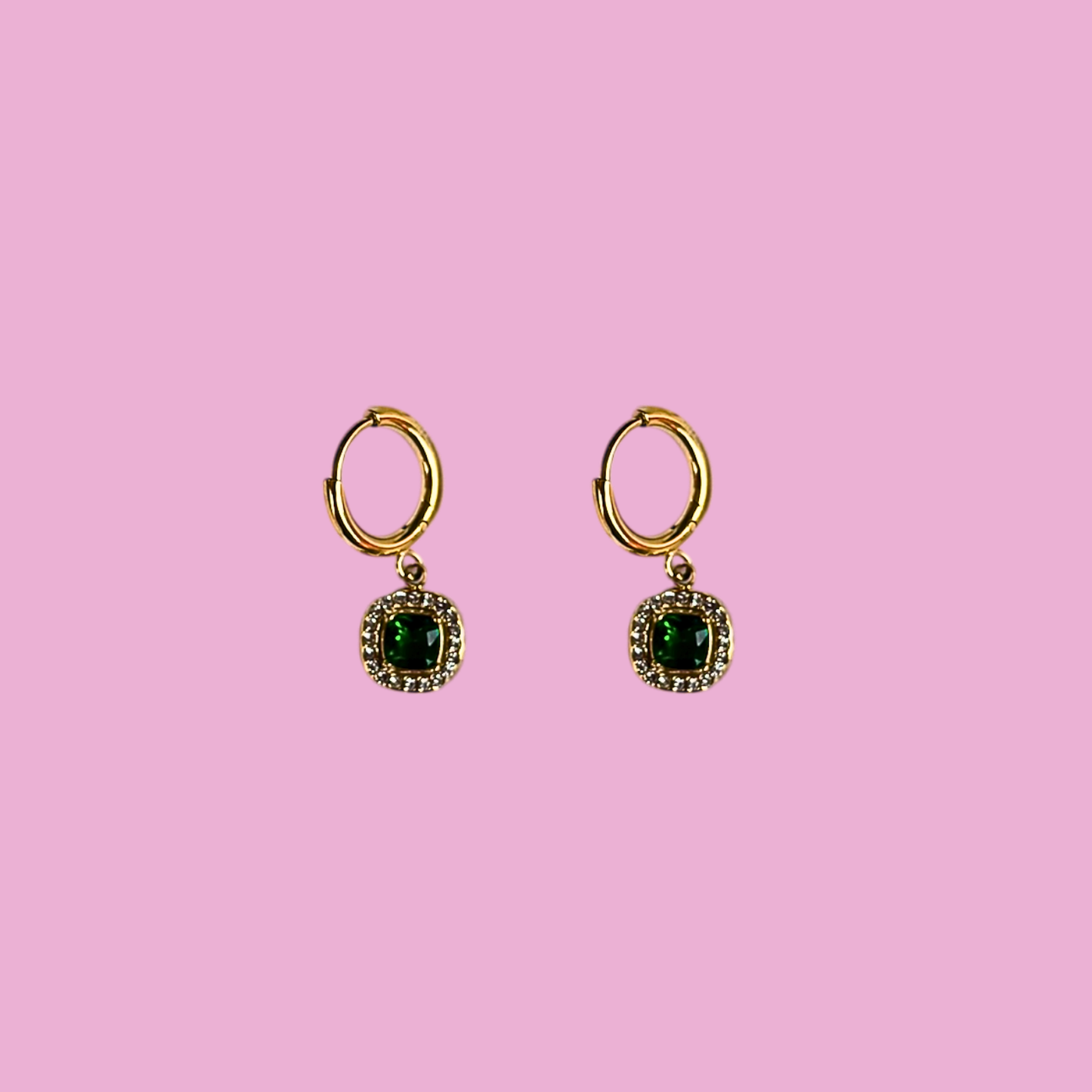 Boucles Leila vertes or