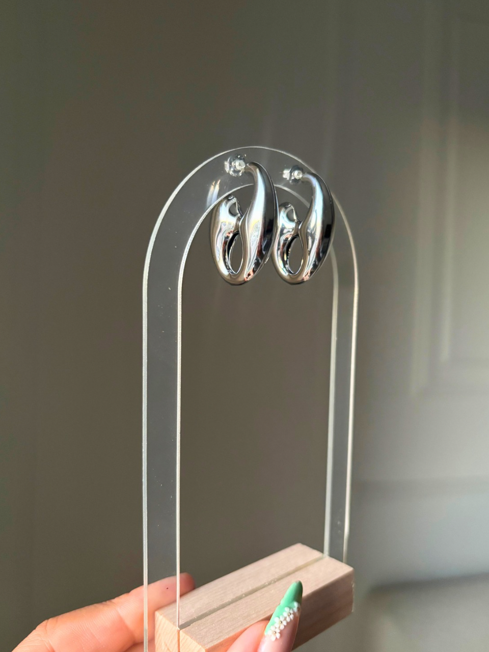 Boucles Lola argent