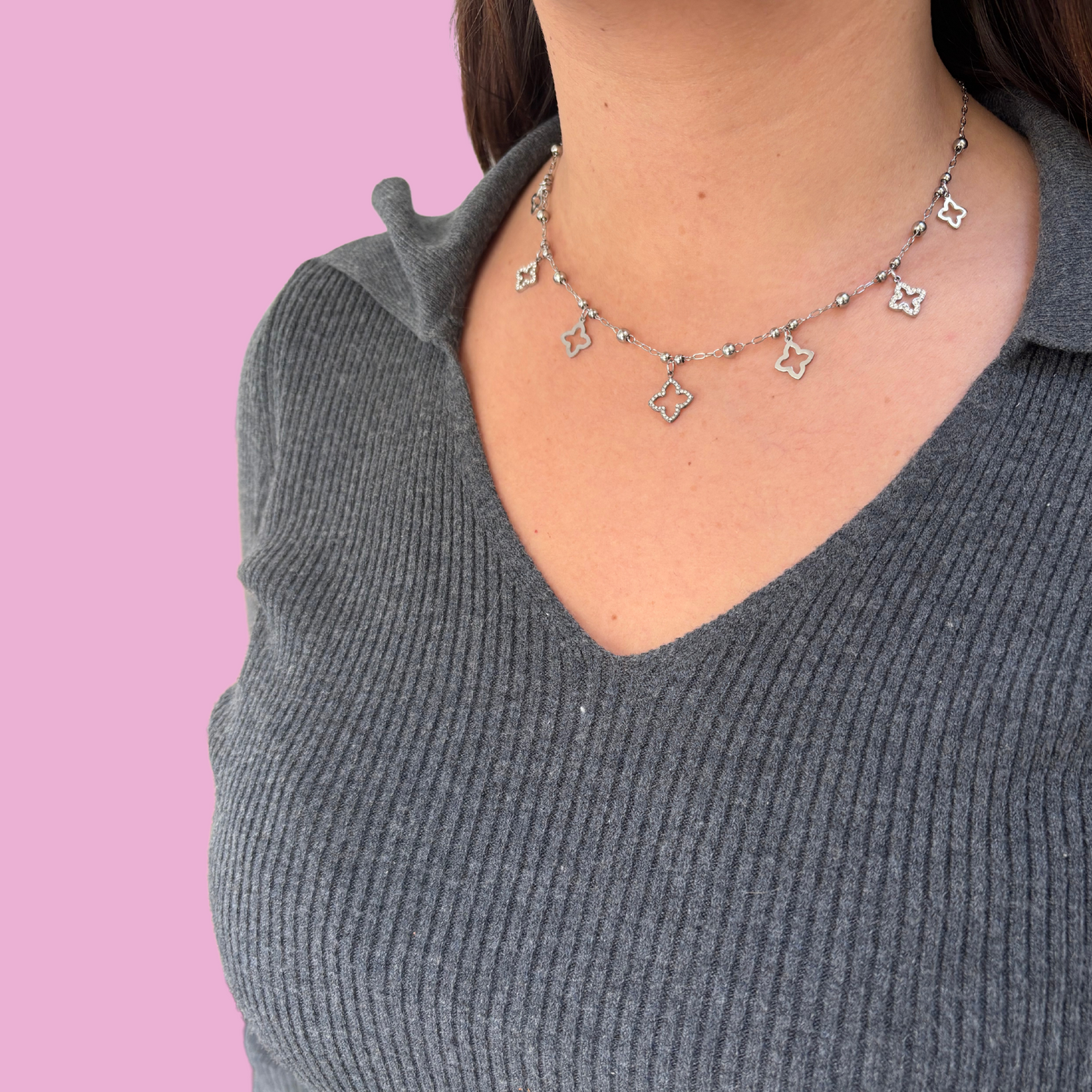 Collier Djena argent