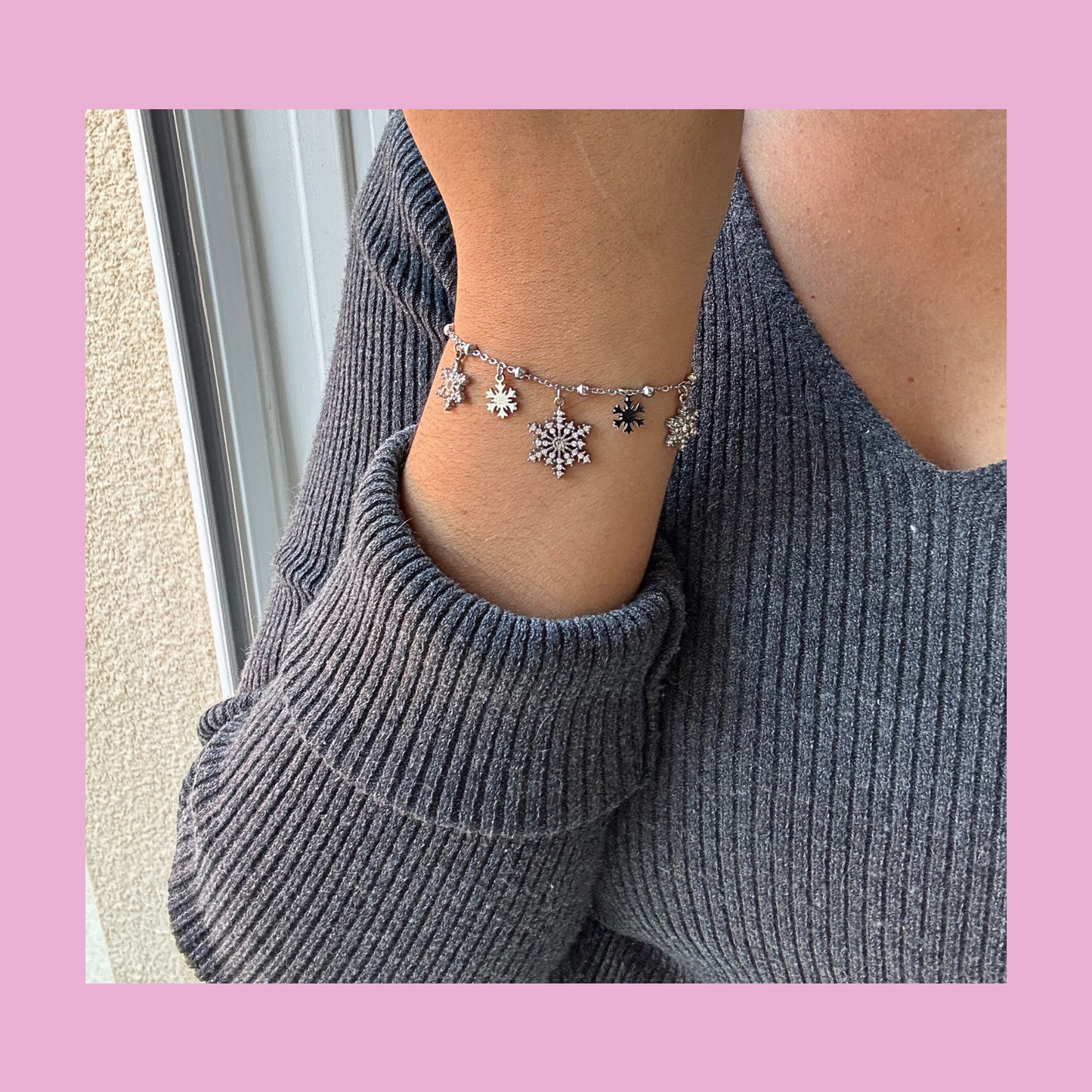 Bracelet Flocon argent
