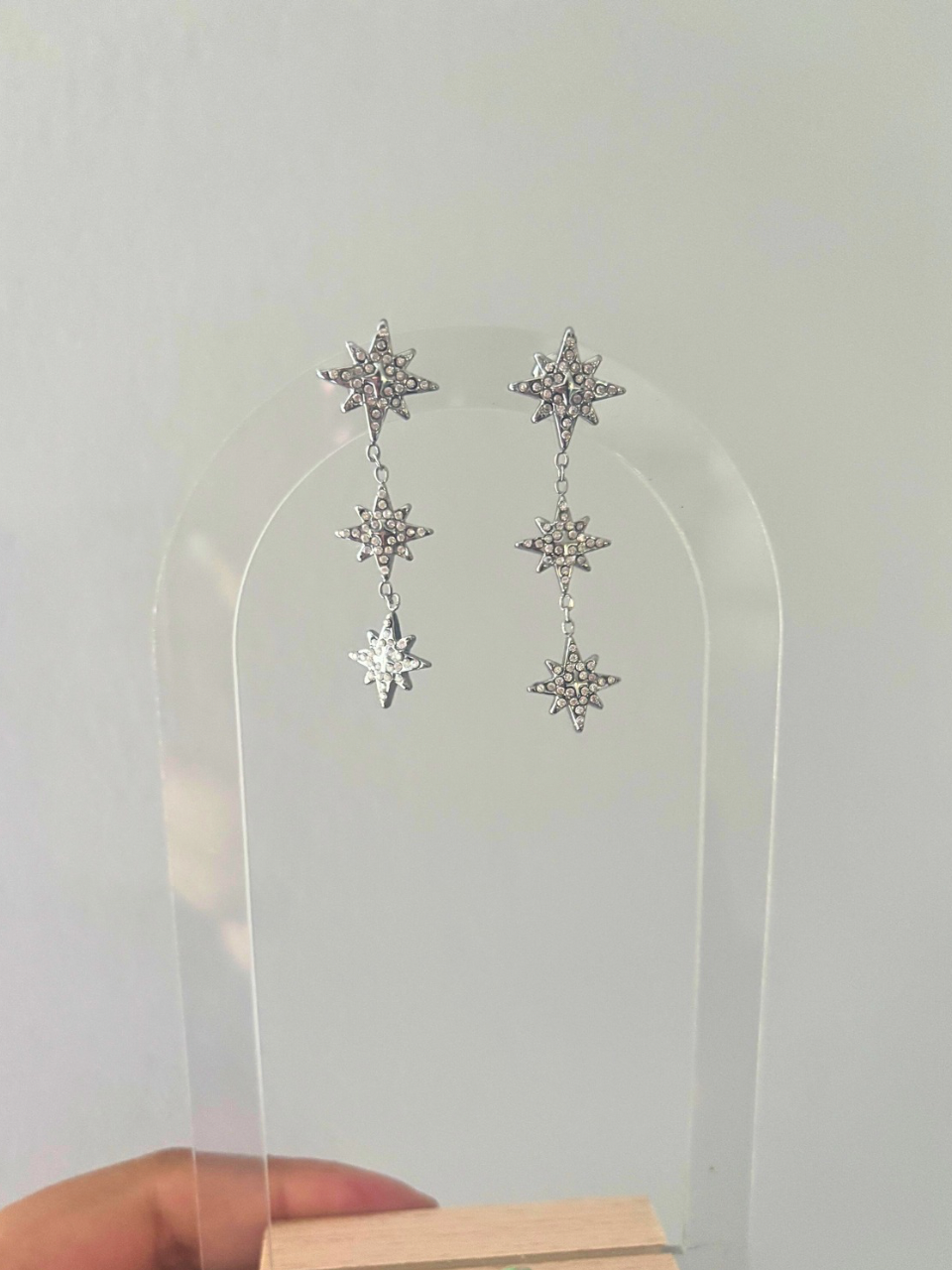 Boucles Nuptia argent