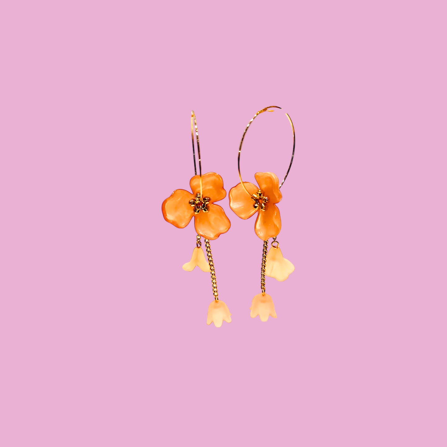Boucles Majorque orange