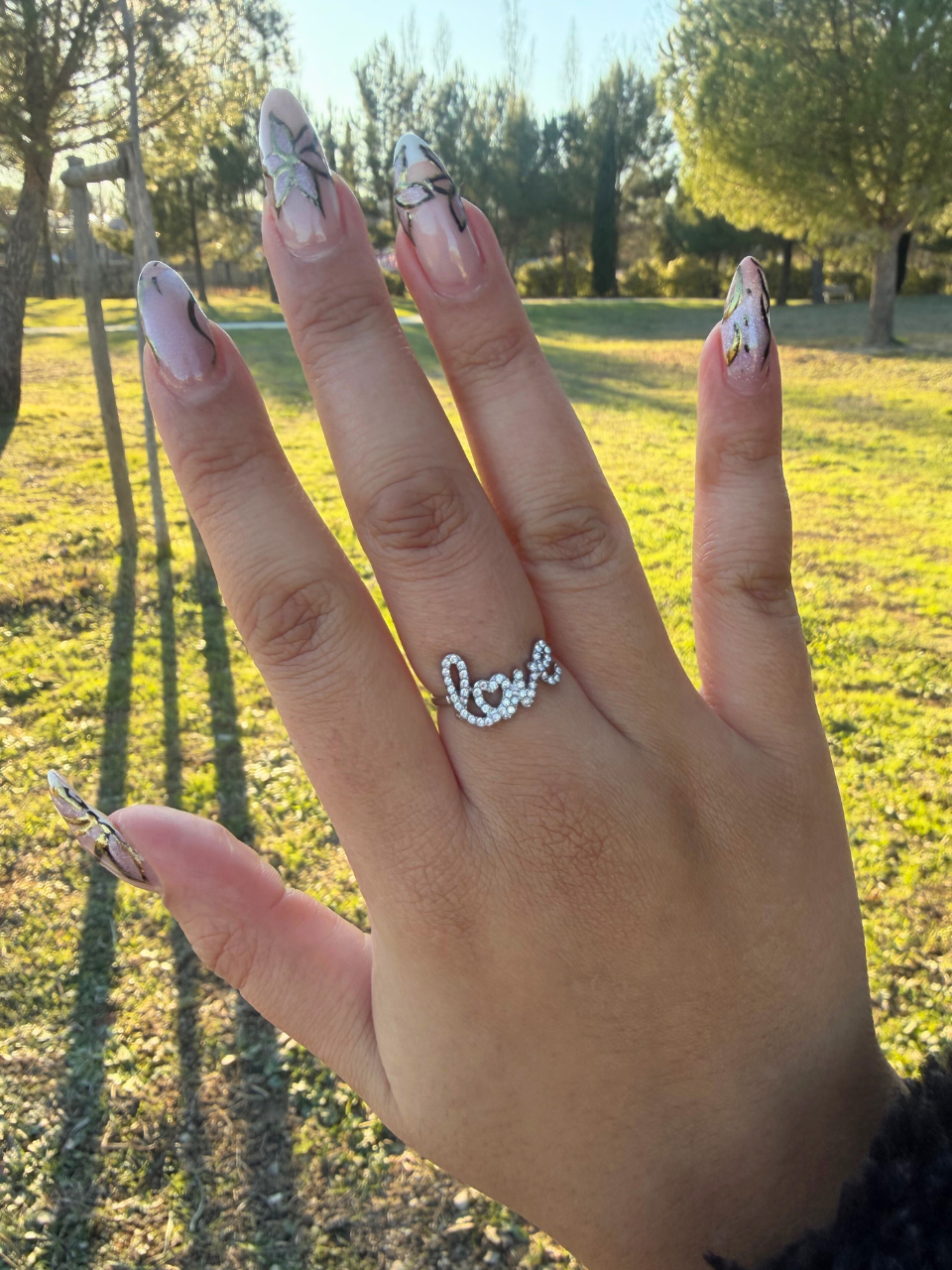 Bague Love argent