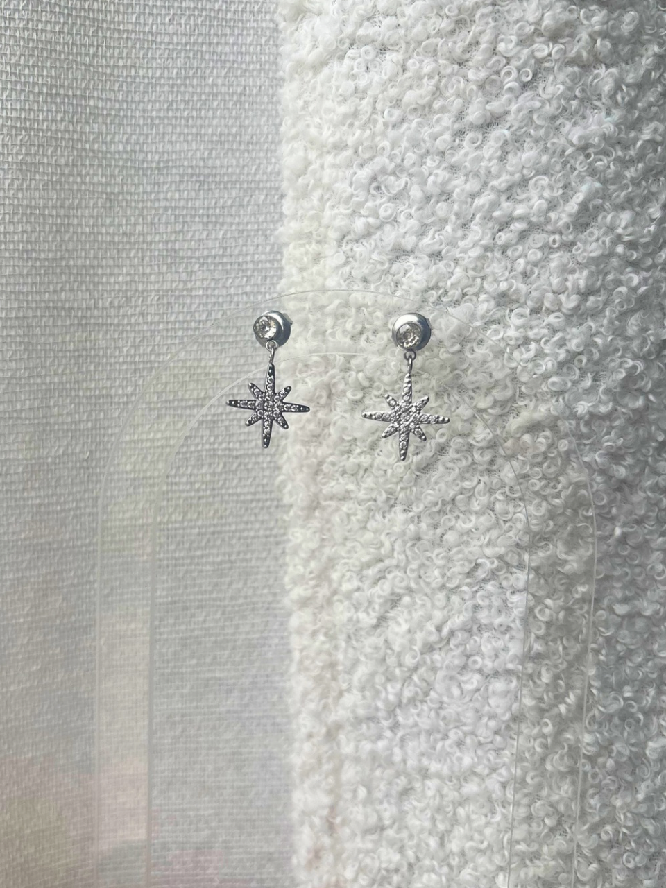 Boucles Astra argent