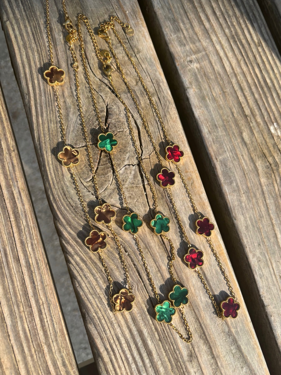 Collier Trendy vert