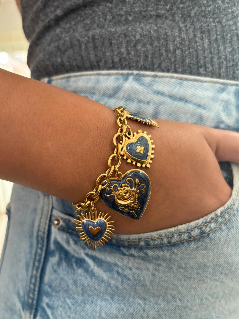 Bracelet History bleu