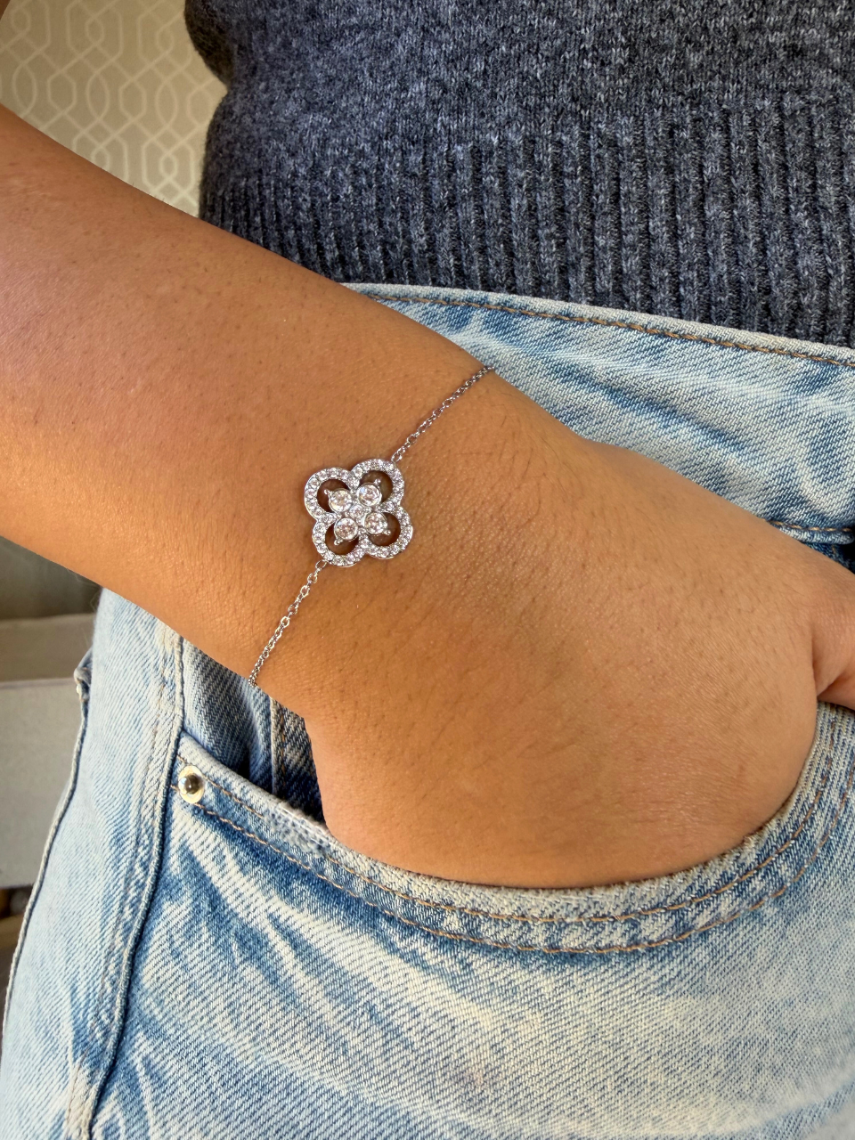 Bracelet Ibtissem argent