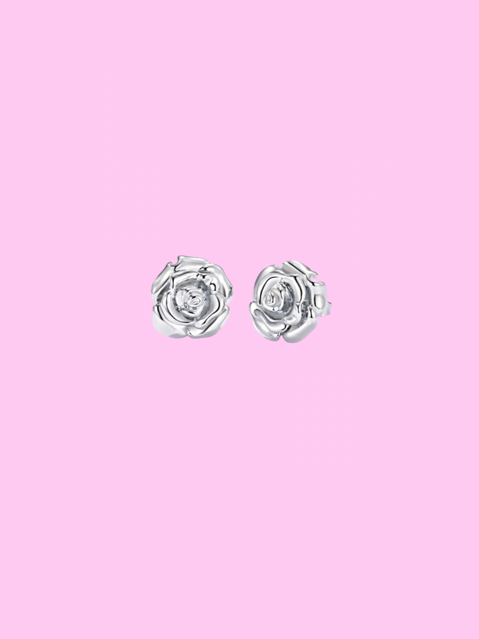 Boucles Rosas argent