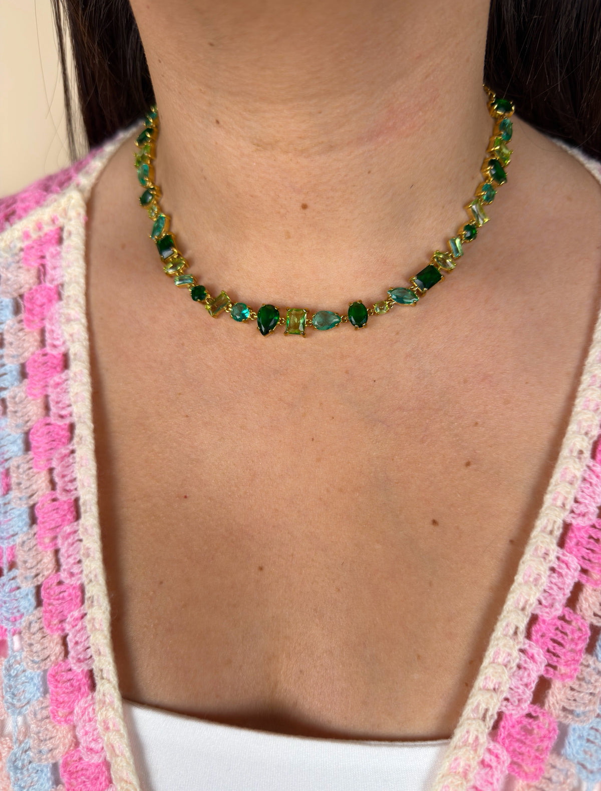 Collier Trésor vert