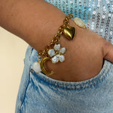 Bracelet Georgina blanc