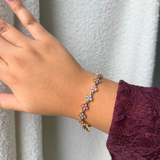 Bracelet Ambre violet
