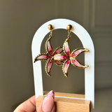 Boucles Ibiza roses